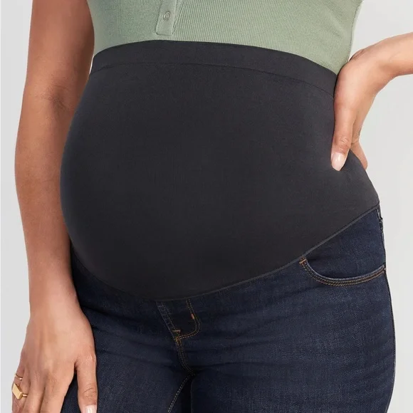 Boot cut full panel maternity jeans from Old Navy - Picture 3 of 8